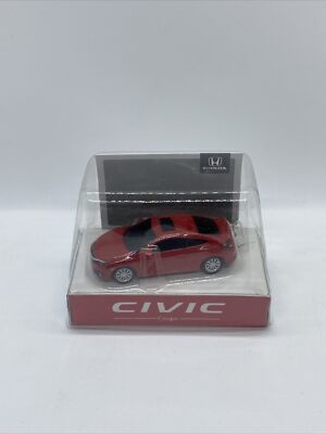 Red Honda CIVIC COUPE PULLBACK CAR KEY CHAIN WITH LED LIGHTS Toy Promotional