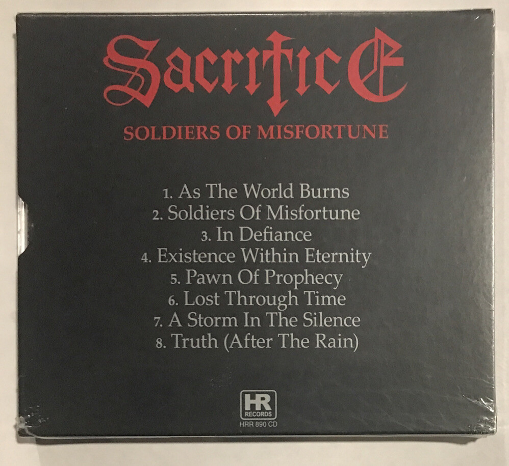 Sacrifice - Soldiers of Misfortune CD 2022 High Roller – HRR