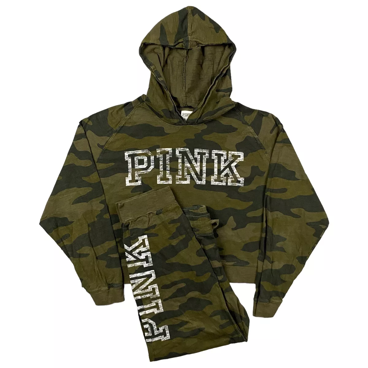 Victoria's secret pink shop camo sweatshirt