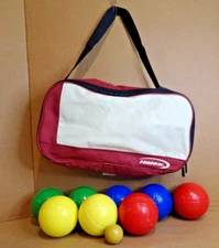 HALEX CLASSIC BOCCI BALL SET W/CARRYING CASE 90mm Complete set.