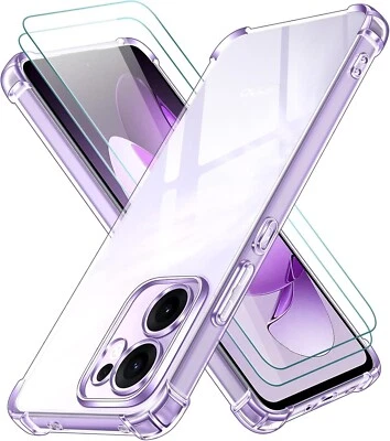 Custodia Cover TPU CAMERA per OPPO RENO 13F/ 13Fs 5G Pellicola Protezione Vetro