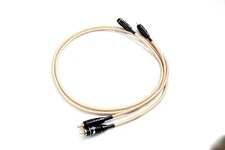 Audiophiles RCA Interconnect Pure Silver Cable, 3 feet ( Pair)