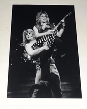 Large Ozzy Osbourne Randy Rhoads 1981 on stage Black Sabbath Poster 19"x13"