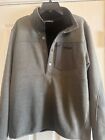 Sitka Gear Mens Medium Front Range Snap Fleece Hunting Pullover Jacket
