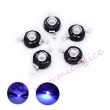 3W High Power UV ultraviolet 365nm 380nm 395nm black LED Lamp Light