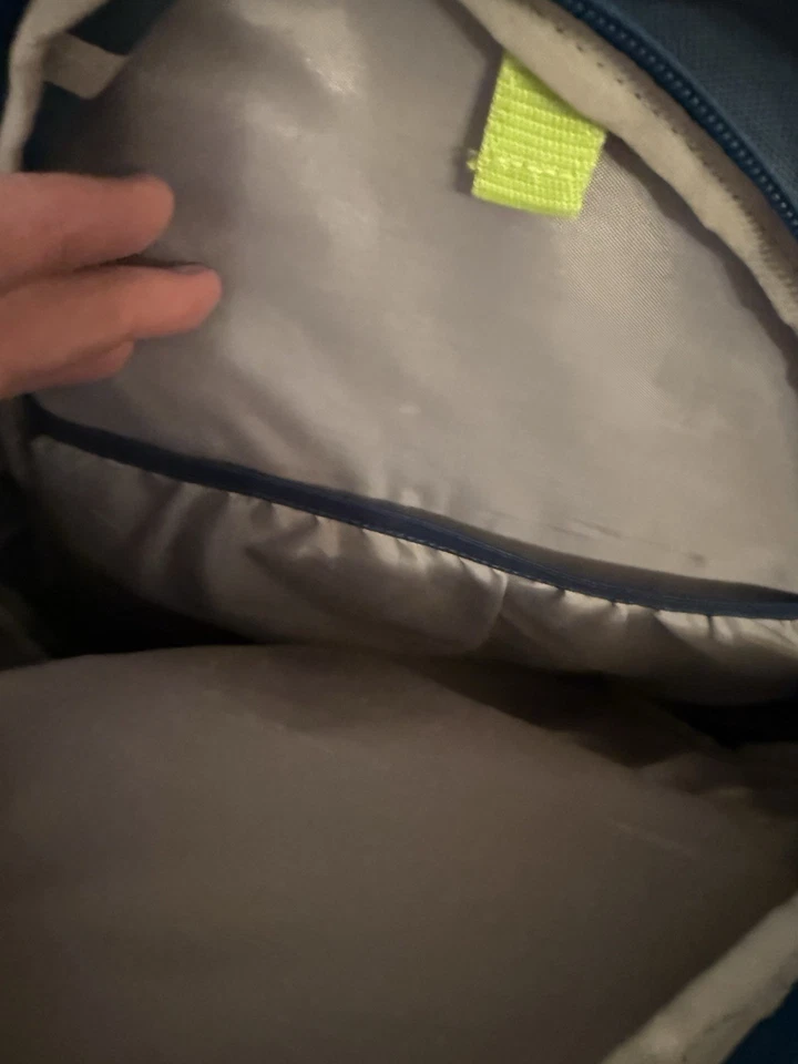 Outdoor Products 30L Blue Hiking Backpack Trail Pack Travel Camping Mesh Pockets - Image 4 of 4