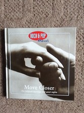 ROCK AND POP MOODS , MOVE CLOSER CD AND HARDBACK BOOK FREEPOST