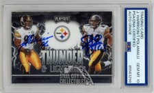 James Harrison/Troy Polamalu 2020 Thunder & Lightning Auto Card #TL14 PSA/DNA 10