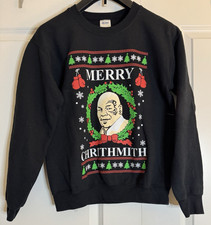 Mike Tyson Merry Chrithmith Ugly Christmas Sweater Small Funny Boxing Shirt