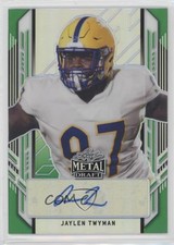 2021 Leaf Metal Draft Portrait Green Rainbow /10 Jaylen Twyman #PA-JT1 Auto v9t