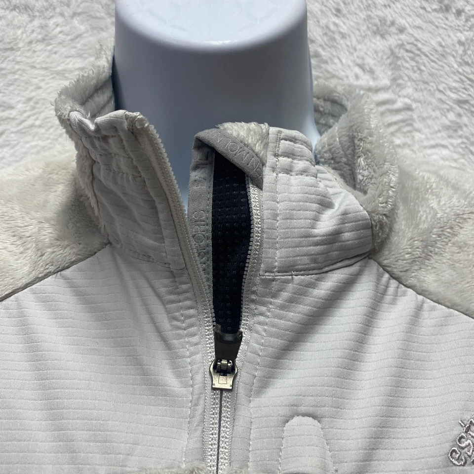 Eastern Mountain Sports Goretex Windstopper Fleece Jacket Women XL Gray Outdoor Foto 3 de 4