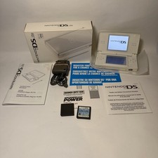 Nintendo DS Lite Handheld Console Polar White CIB Complete In Box. See Photos