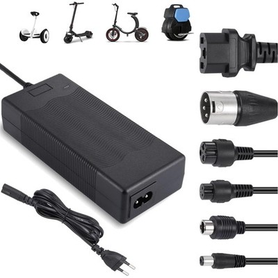 Ladegeräte Für Scooter, E Scooter Ladegerät, Hoverboard Ladekabel mit 6 Ansch...