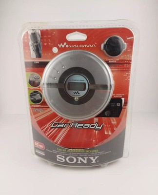 2004 Sony Walkman - Portable CD Player with Car Kit - Silver (D