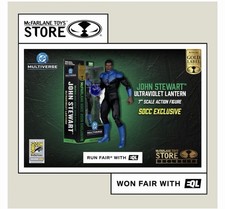 McFarlane SDCC 2026 Exclusive John Stewart Ultraviolet Lantern Gold Label NEW