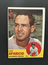 1963 Topps #205 Luis Aparicio - Hall of Fame