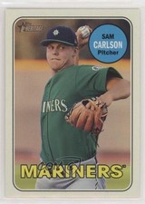 2018 Topps Heritage Minor League Edition Glossy Sam Carlson #23 1kk