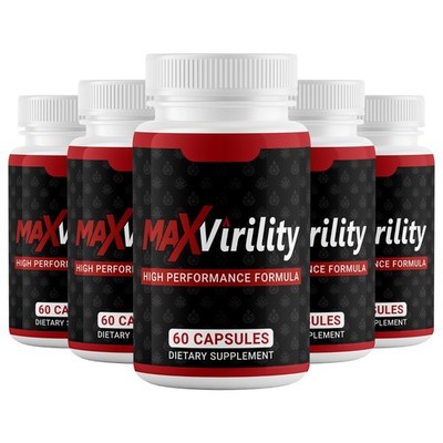 (3 Pack) Max Virility Male Health Pills to Boost Stamina & Energy Levels 60ct