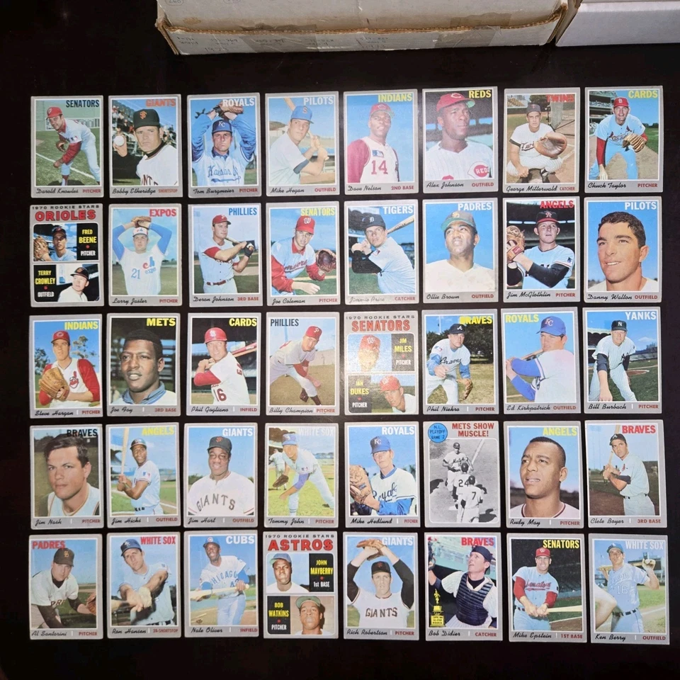 256 TARJETAS TOPPS DIFERENTES AÑOS 70 * HALLAZGO DE VENTA DE BIENES 1970~1972~1973~1974~1975 ⚡️9 Foto 4 de 4