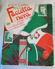 FACCETTA NERA SPARTITO LA CANZONE DEI LEGIONARI -AOI - A.M. BIXIO MILANO -(CA04)