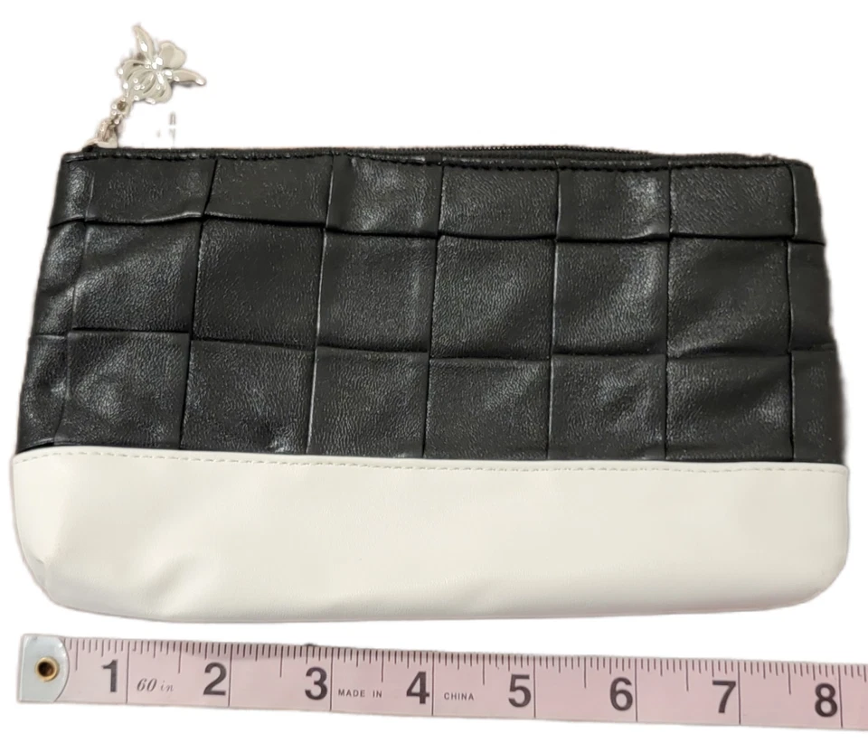 Sisley 黑白化妆品配件旅行化妆包手拿包 — 第 3/4 张图片