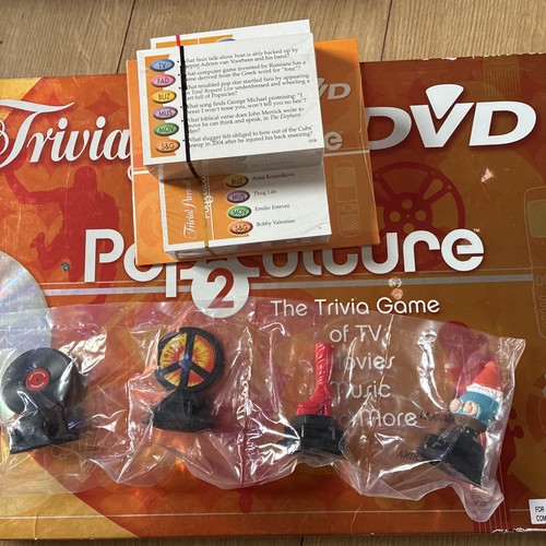 Trivial Pursuit DVD Pop Culture 2 Trivia Game Contents Sealed - Picture 4 of 7