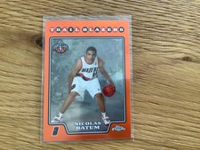 2008-09 Topps Chrome Nicolas Batum Rookie Orange Refractor #218 063/499