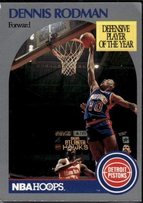Dennis Rodman 1990 Hoops Team Night Detroit Pistons Detroit Pistons #NNO