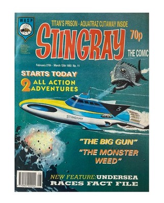 Vintage 1993 Gerry Andersons Stand By For Action Stingray The Comic Issue No. 11