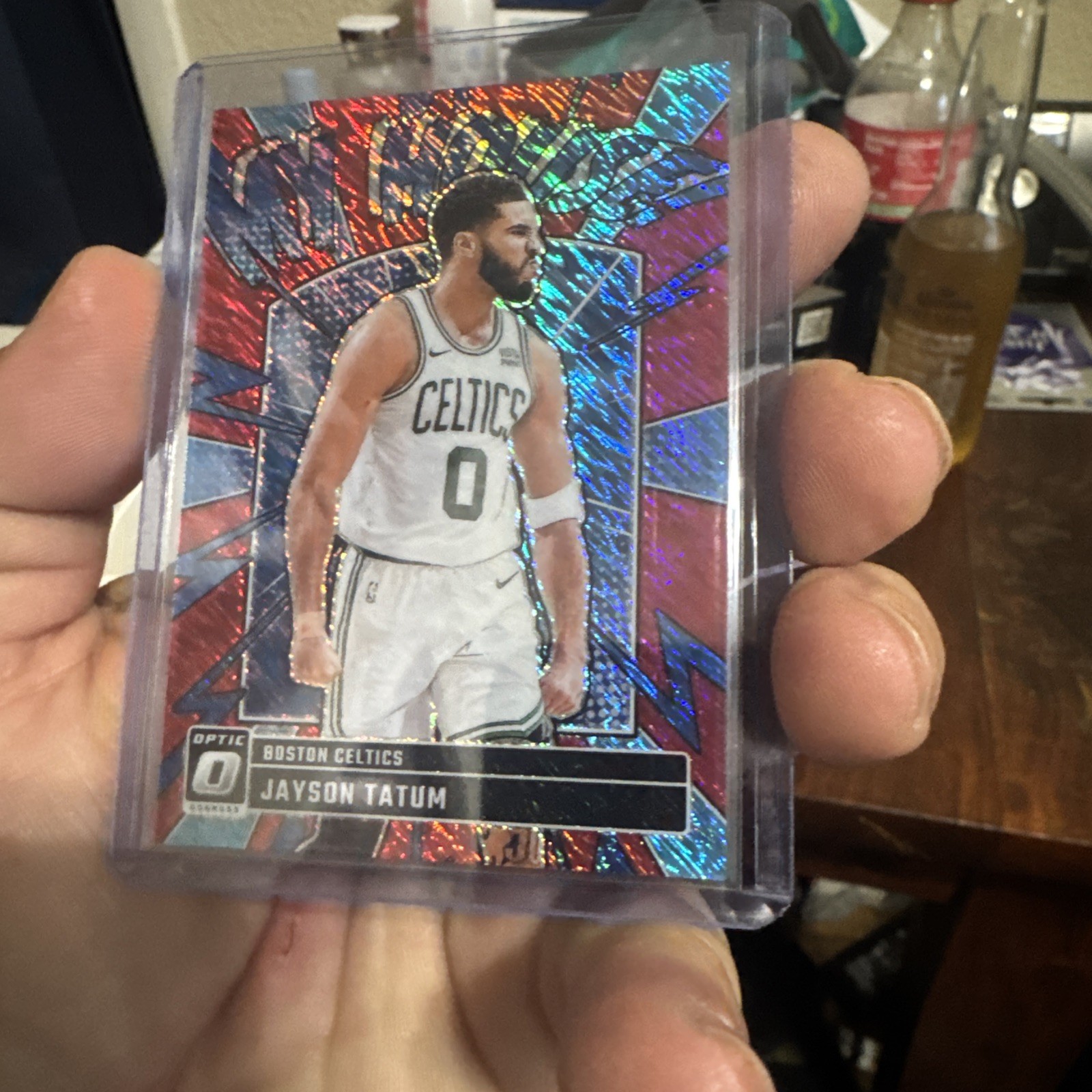 2024-25 Donruss Optic Jayson Tatum My House Red Shimmer #75/75 Celtics