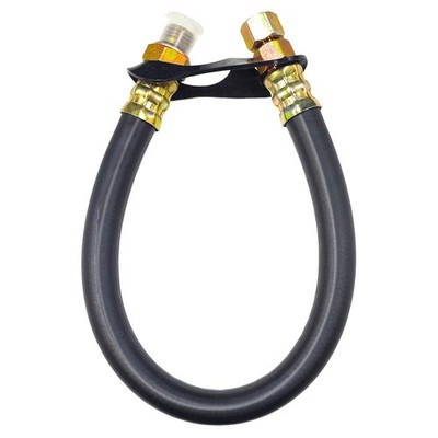 12mm Oil Drain Hose M12x1.5mm Brass Fittings 14 Inch for Engine Maintenance