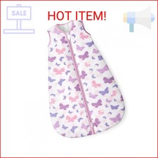 Yoofoss Baby Sleep Sack 6-12 Months, 1.5 Tog Baby Wearable Blanket with 2-Way Zi