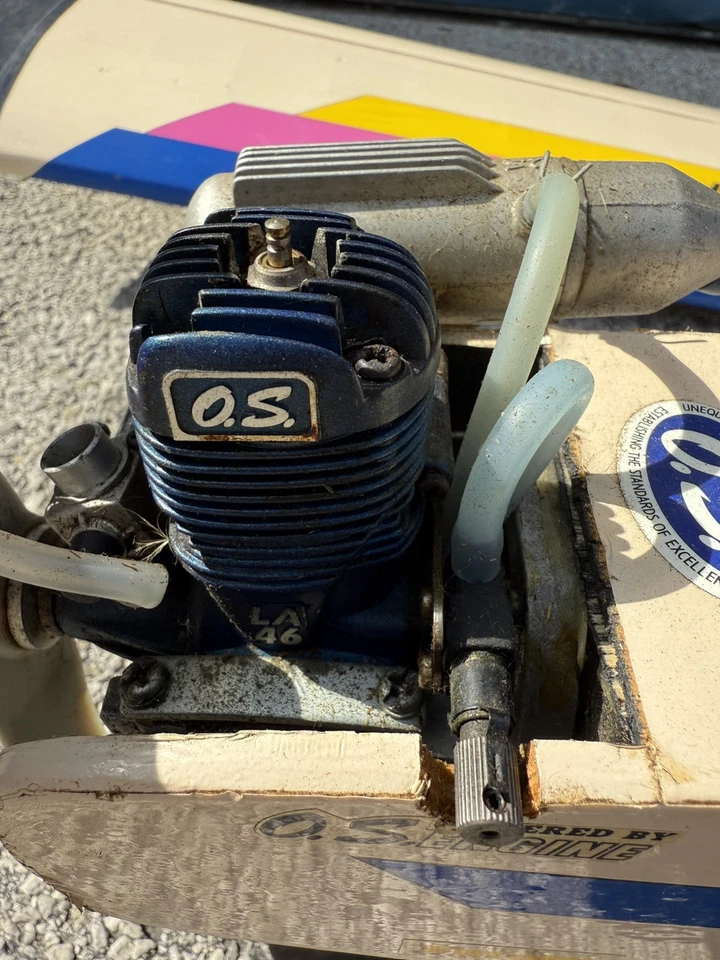 Винтажный радиоуправляемый учебно-тренировочный самолет HOBBICO SUPERSTAR 40 в сборе с двигателем OS LA 46 - Изображение 2 из 4