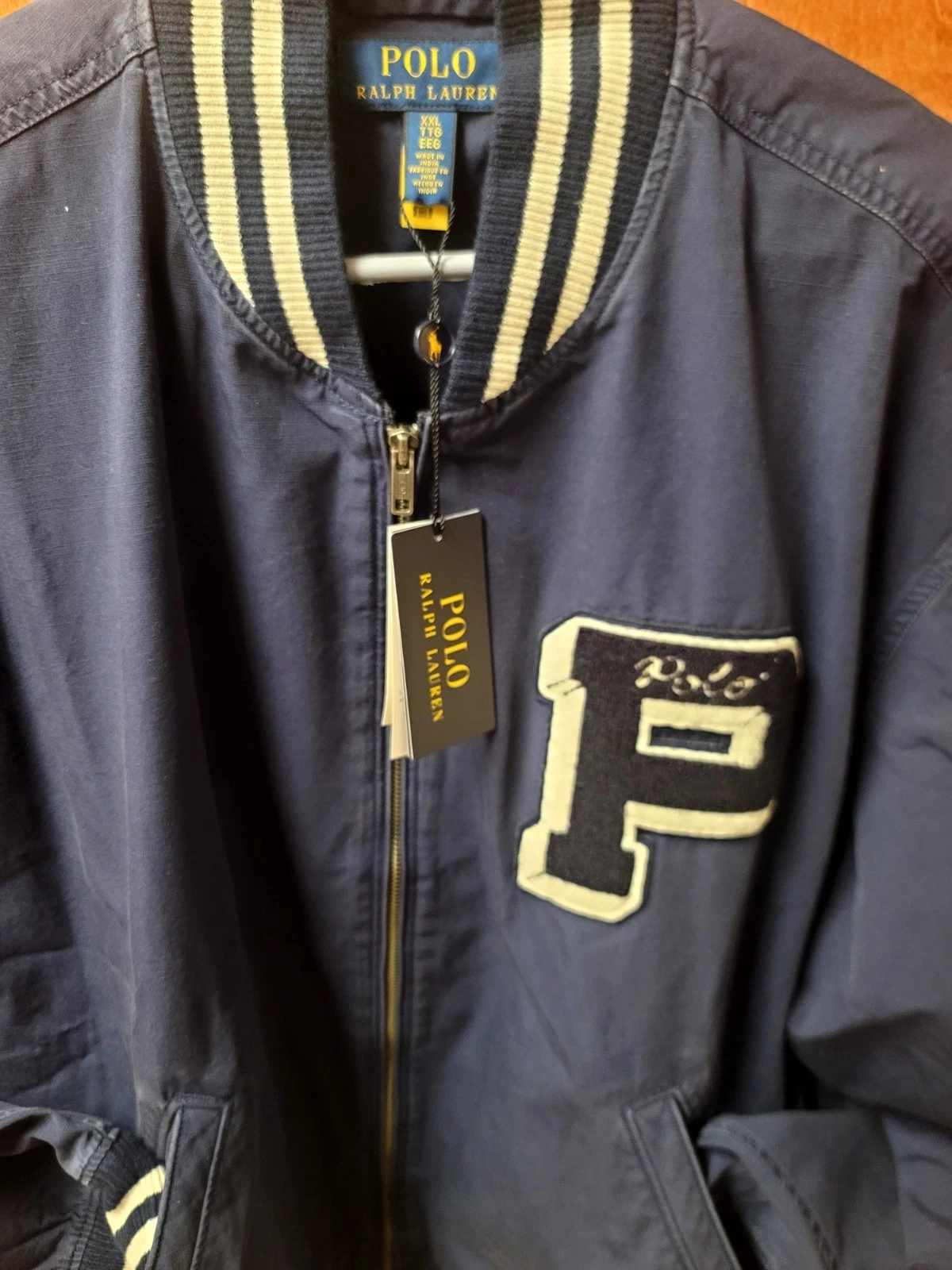 POLO RALPH LAUREN EMBROIDERED CANVAS PATCH JACKET SZ XXL BNWT $355.00 FREE SHIP - product detail image 4