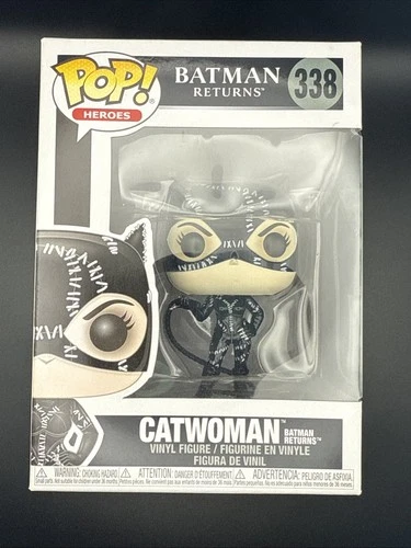Funko POP! Heroes: Batman Returns CATWOMAN Figure #338 w/ Protector