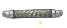 STAINLESS STEEL BRAIDED HOSE 1-1/2" END HOSE DIA. 16" LENGTH