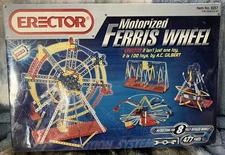 2003 NiB Erector Motorized Ferris Wheel Set Meccano 8257 Construction 477 Pieces
