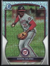 2023 Bowman Chrome - Prospects Mojo Refractor #BCP-169 Edwin Solano Near Mint