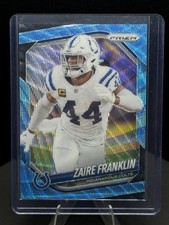 Panini 2024 Prizm Zaire Franklin Indianapolis Colts Blue Wave Prizm /230 #124