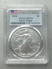 2024 1$ Silver Eagle - PCGS MS70 - First Strike