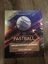FASTBALL MOVIE Poster Print Ad Photo 10&rdquo;x12&rdquo; Baseball Hank Aaron Derek Jeter +