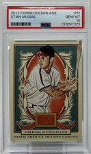 Stan Musial PSA 10 - 2013 Panini Golden Age -Cardinals Legend, 3 Rings, 3 MVPs