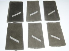 6x Bundeswehr Schulterklappen Gefreiter G Gefr BW Heer Rangschlaufen weiß oliv