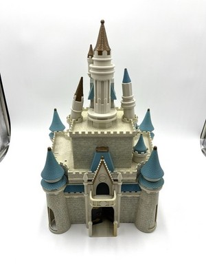 Vtg Disney World Disneyland Cinderella Castle Monorail Park Playset - Work READ!