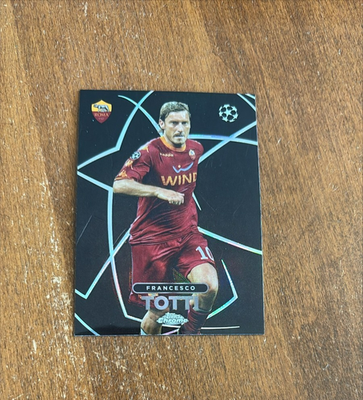 Francesco Totti 2023-24 Topps Chrome Shadow Etch UEFA Champions BE