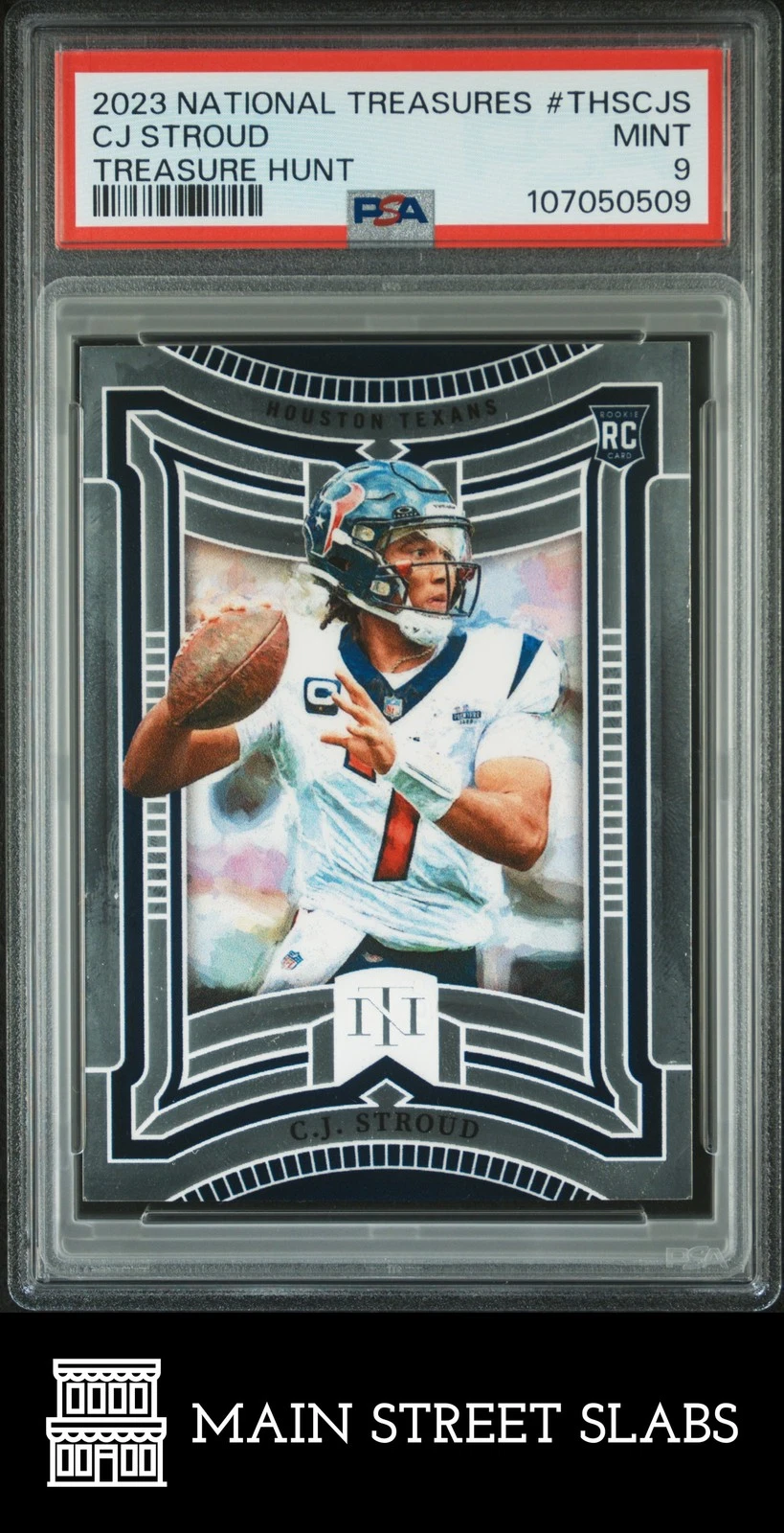 CJ Stroud Panini National Treasures Treasure Hunt #THSCJS Base