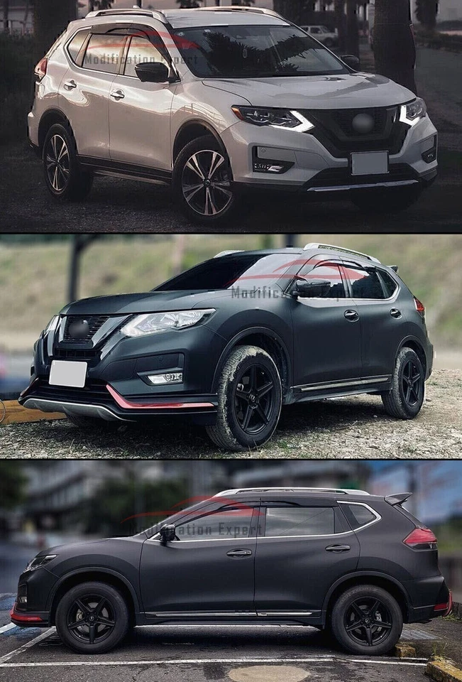 Parasoles de ventilación de ventana para Nissan Rogue 2014-2020 parasol protectores de lluvia Foto 4 de 4