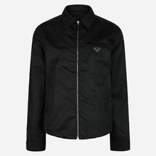 Prada Veste blouson en lin nylon 152900751