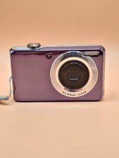 Samsung PL101 Y2K Compact Digital Camera Purple Dual LCD + New Battery - TESTED