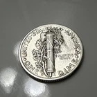 1945 S Micro S Mercury Dime 90% Silver Very Fine VF MICRO s Very rare